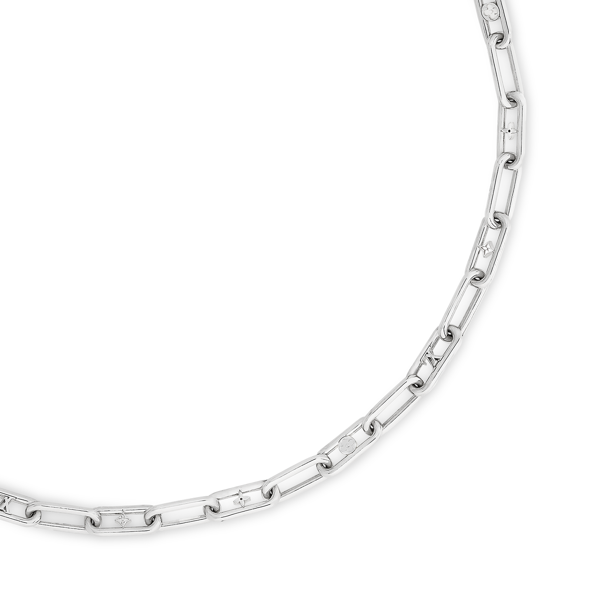 Sleek Monogram Necklace . in Men