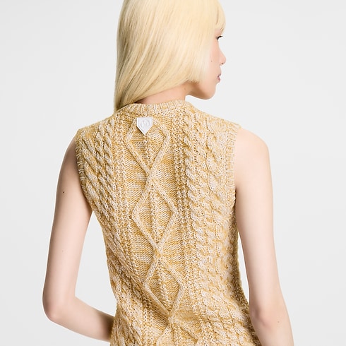 Sleeveless Cable Knit Pullover in Women's Ready-to-Wear Knitwear collections by Louis Vuitton (Product zoom)