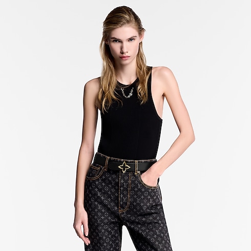 Slim Flower 35mm Reversible Belt Monogram in Women's Accessories Women's Belts collections by Louis Vuitton (Product zoom)