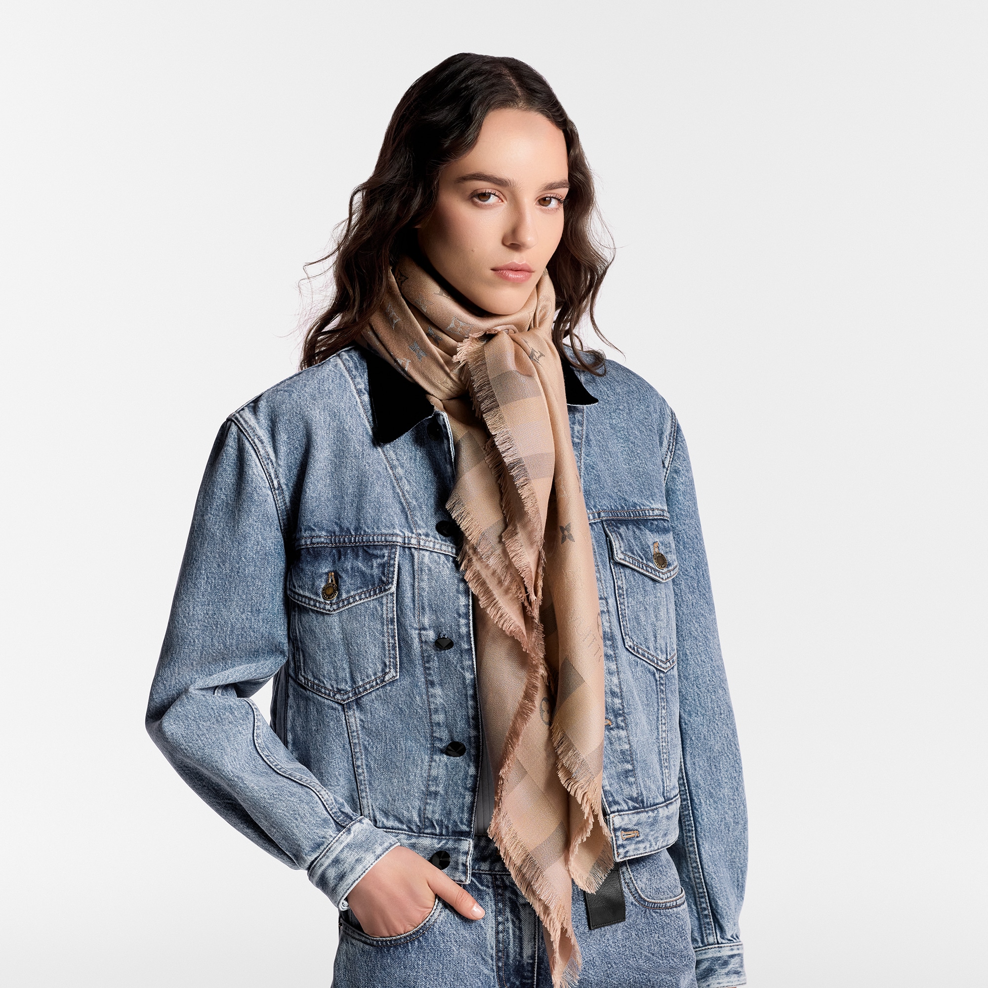 So Shine Monogram Shawl . in Women