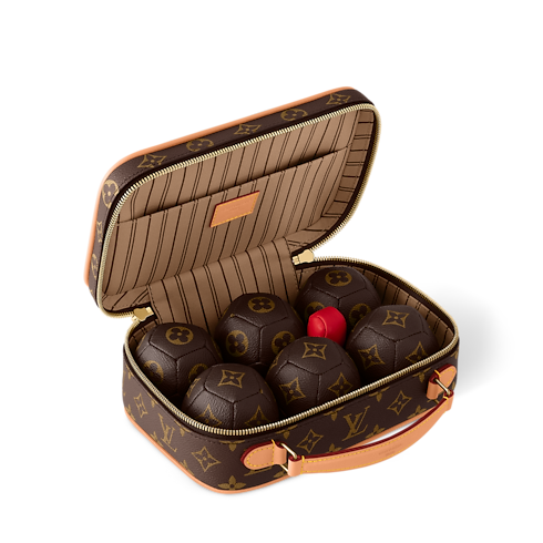 Soft Pétanque Set Monogram in Trunks, Travel and Home's Sport and Games } collections by Louis Vuitton (Product zoom)
