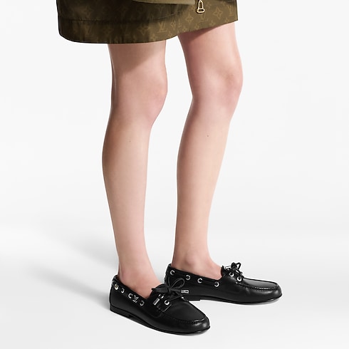 Soho Flat Boat Shoe in Women's Shoes Loafers and Ballerinas collections by Louis Vuitton (Product zoom)