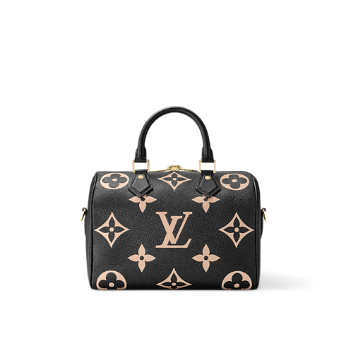 Speedy Bandoulière 25 Bicolour Monogram Empreinte Leather in Women's Handbags All Handbags for Women collections by Louis Vuitton (Product zoom)