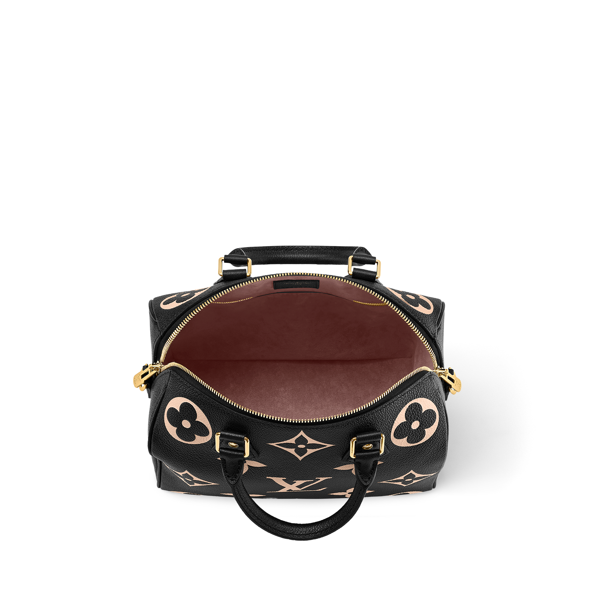 Speedy Bandoulière 25 Bicolour Monogram Empreinte Leather in Women