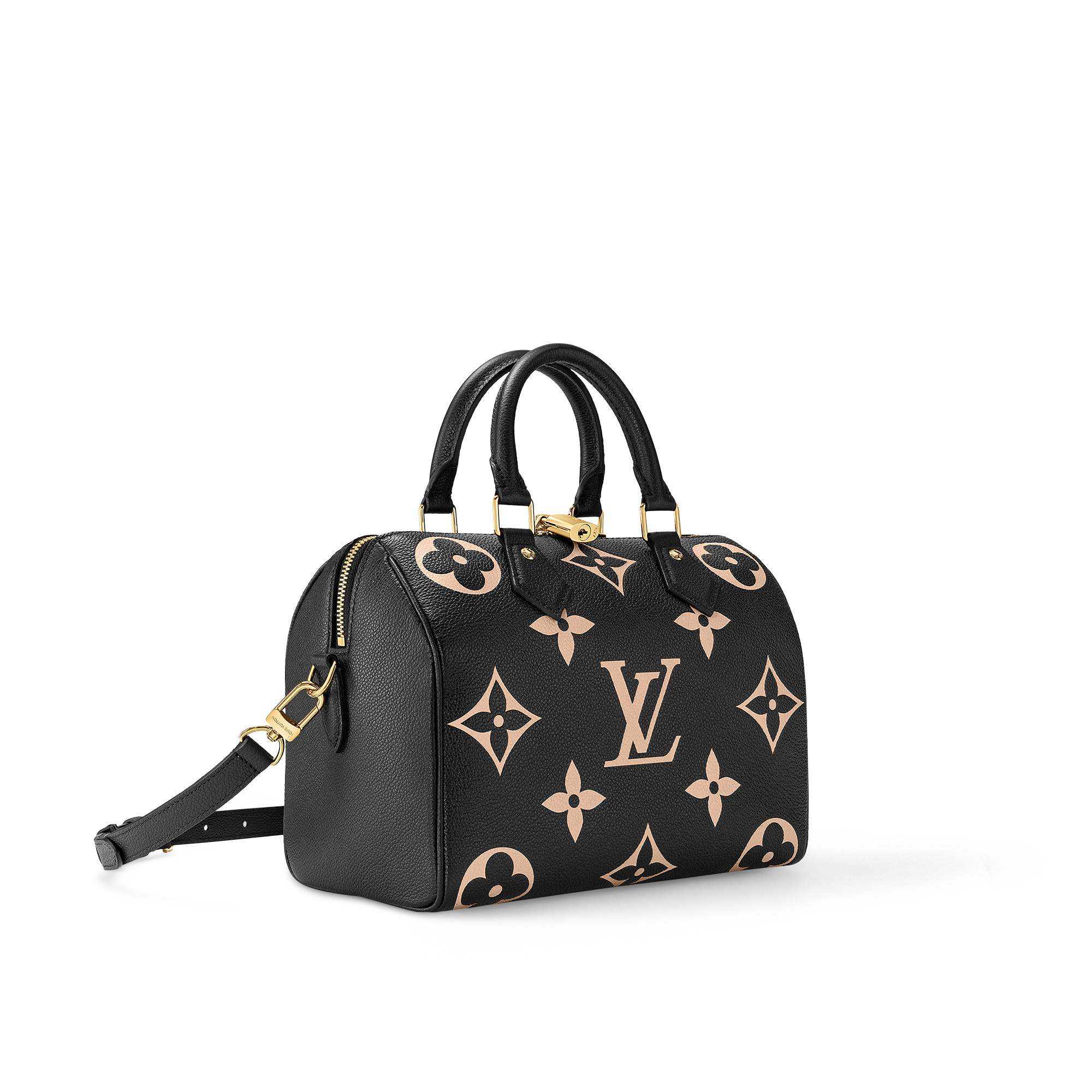 Speedy Bandoulière 25 Bicolour Monogram Empreinte Leather in Women