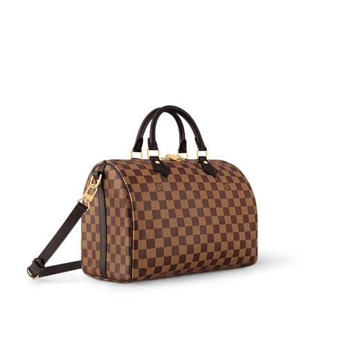 Speedy Bandoulière 30 Damier Ebene in Women's Handbags All Handbags for Women collections by Louis Vuitton (Product zoom)