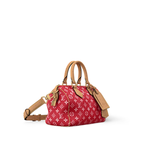 Speedy P9 25 Autruche in Les Extraordinaires's Exotics Men City Bags collections by Louis Vuitton (Product zoom)