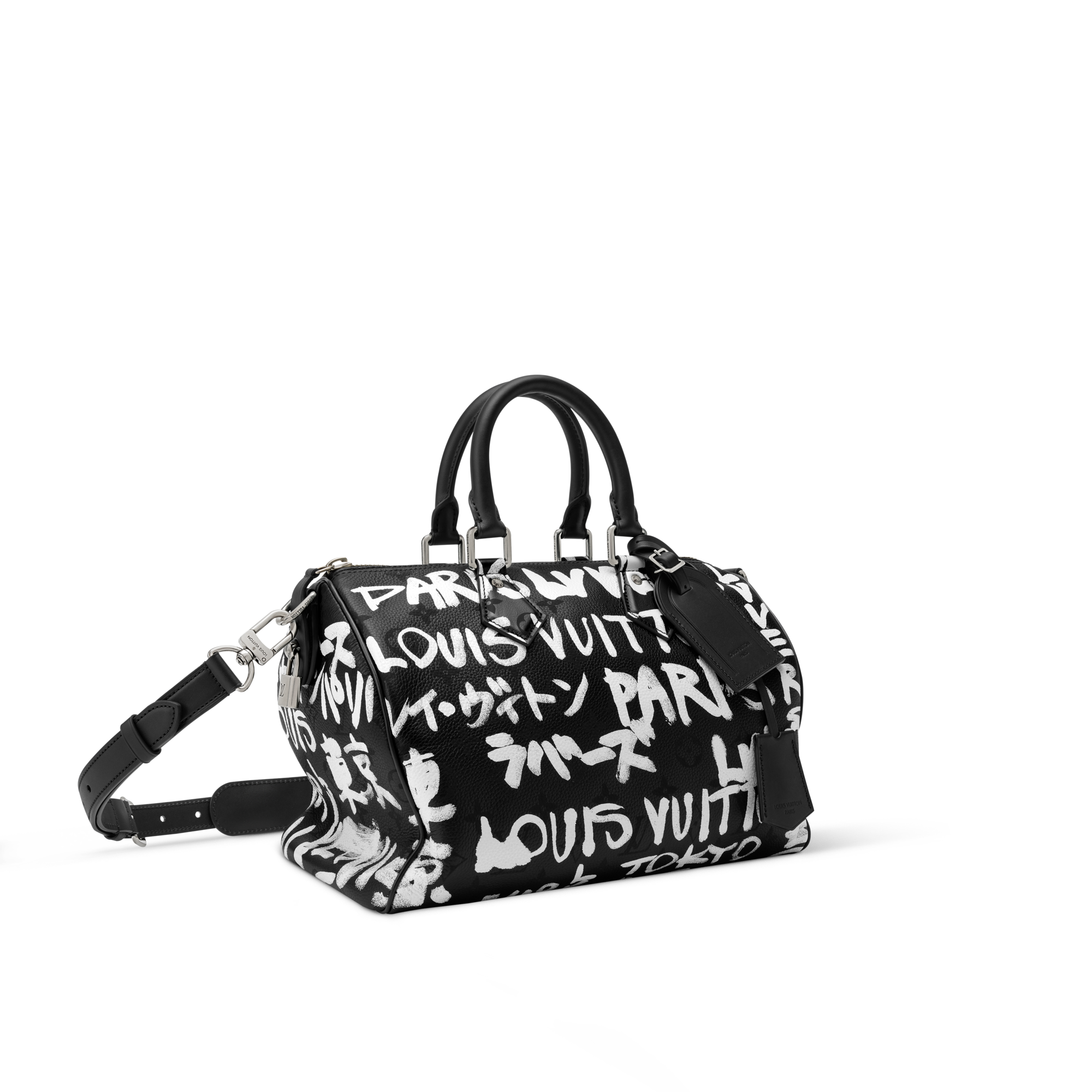 Speedy P9 Bandoulière 30 Scribble Autres Cuirs Monogram in Men