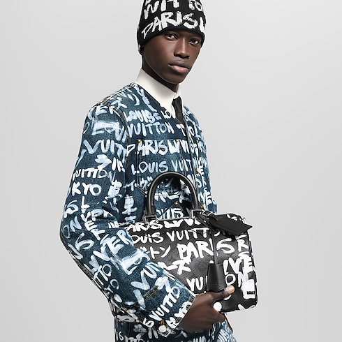 Speedy P9 Bandoulière 30 Scribble Autres Cuirs Monogram in Men's Bags Speedy P9 collections by Louis Vuitton (Product zoom)