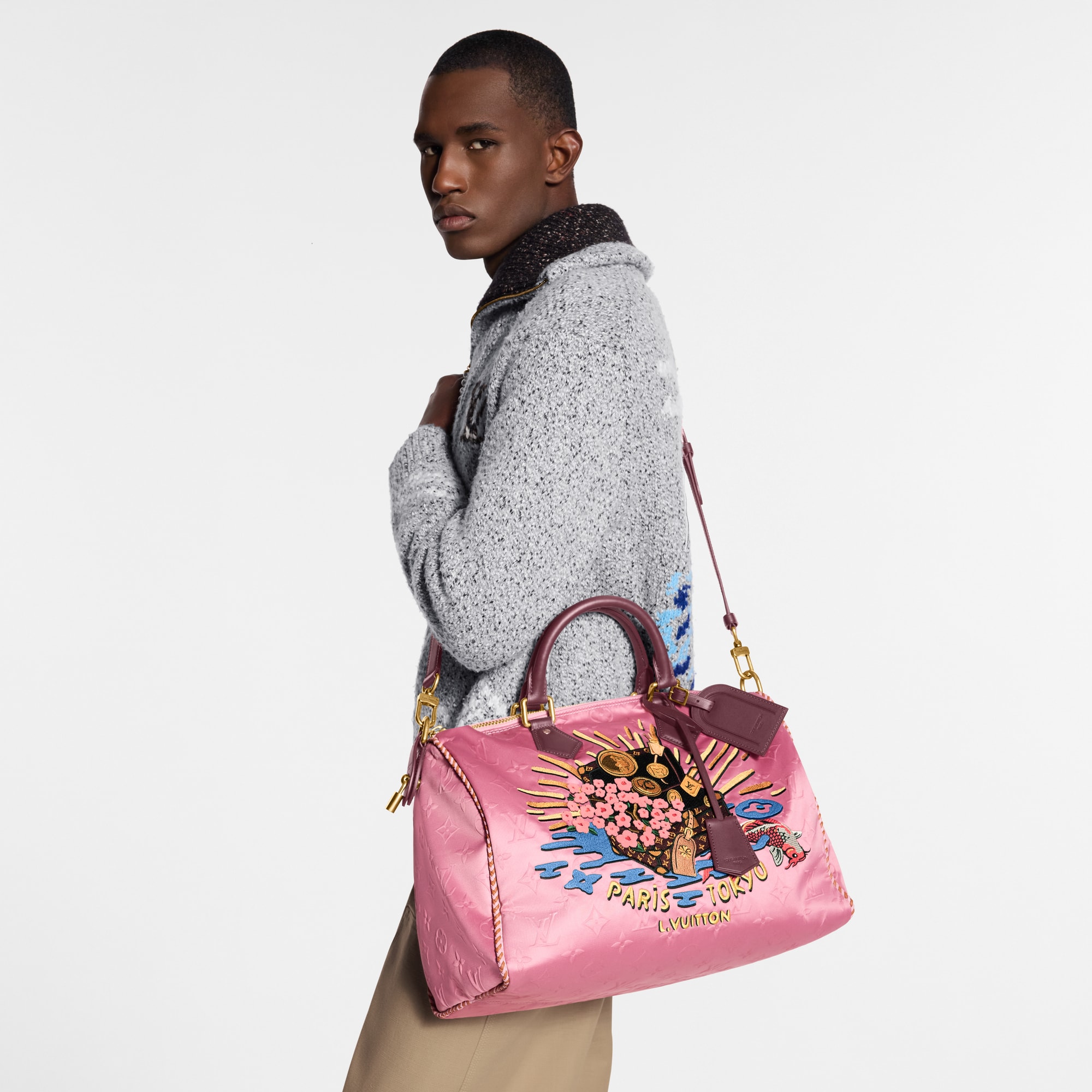 Speedy P9 Bandoulière 40 Other Monogram Canvas in Men