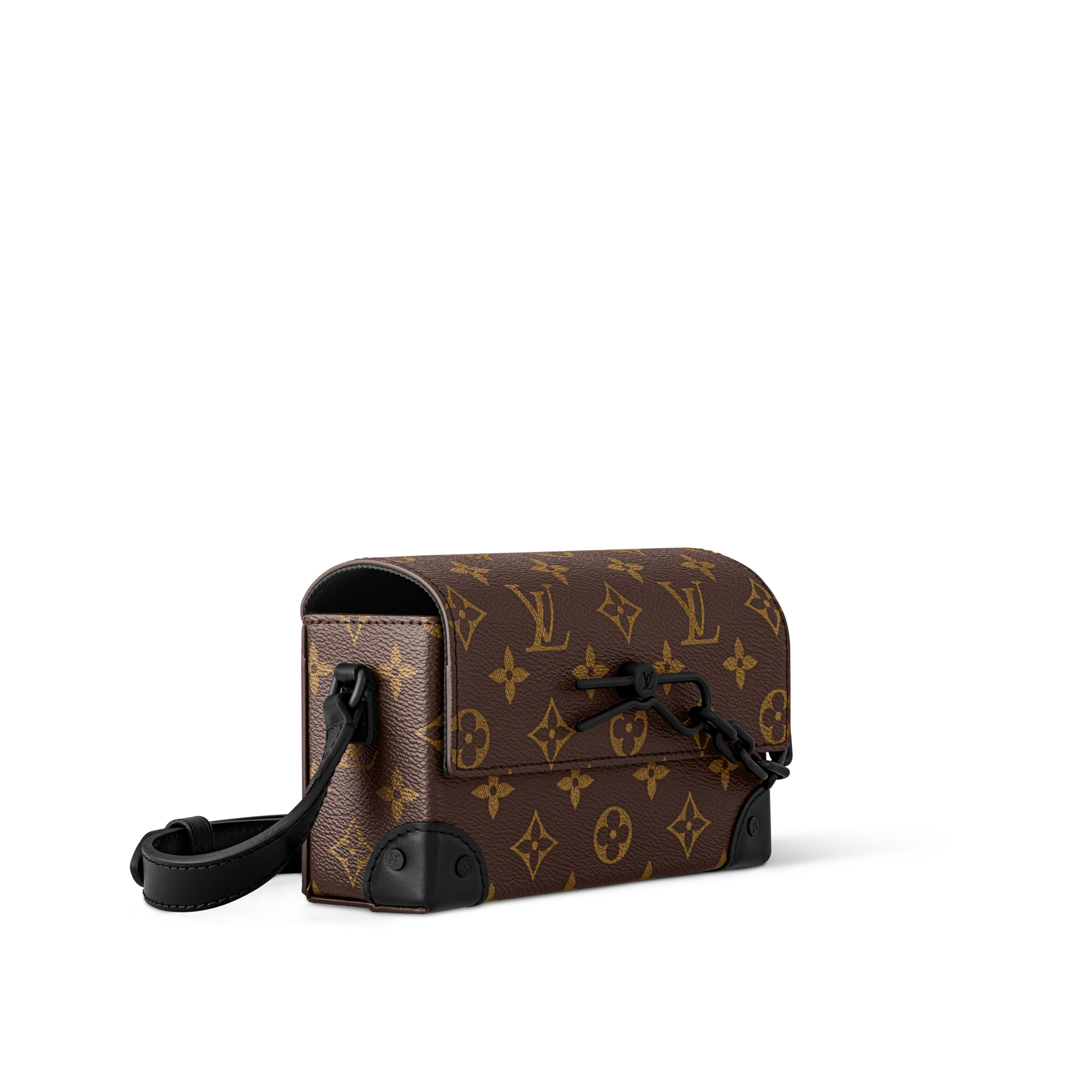 Steamer Wearable Wallet Monogram Macassar Canvas in Men