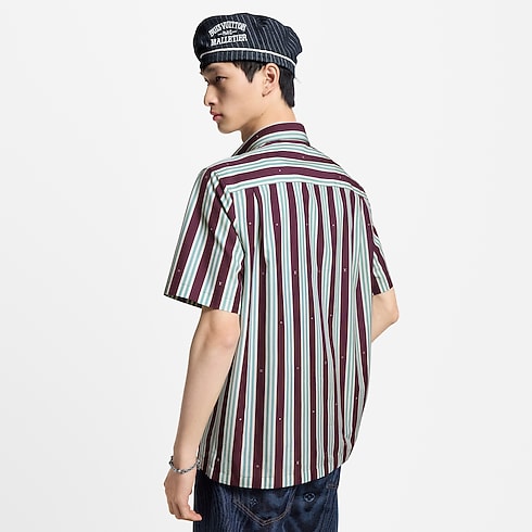 Striped Short-Sleeved Shirt in Men's Ready-to-Wear Shirts collections by Louis Vuitton (Product zoom)