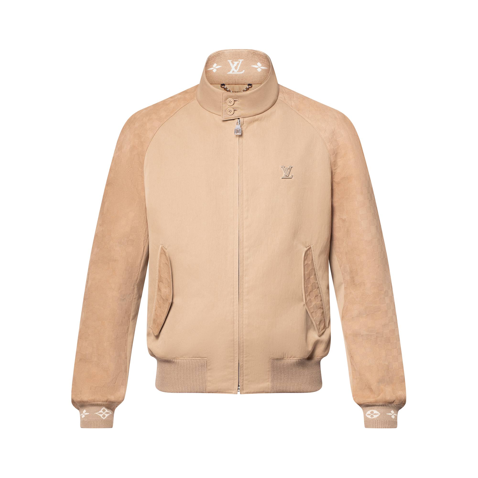 Suede Mix Blouson   in Men
