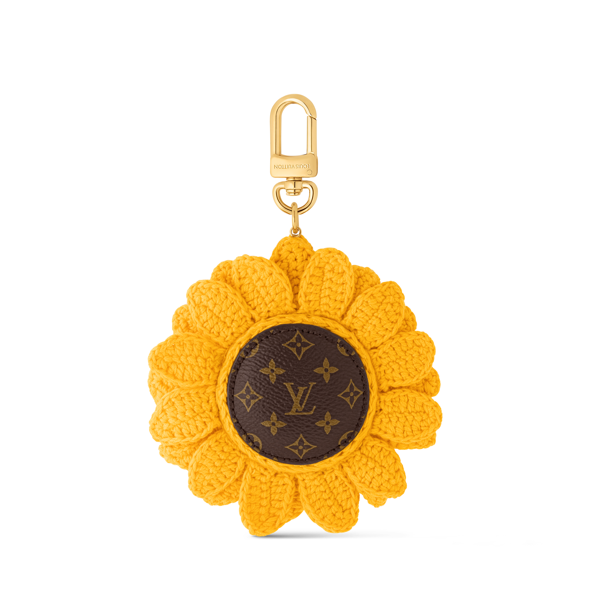 Sunflower Crochet Bag Charm . in Women