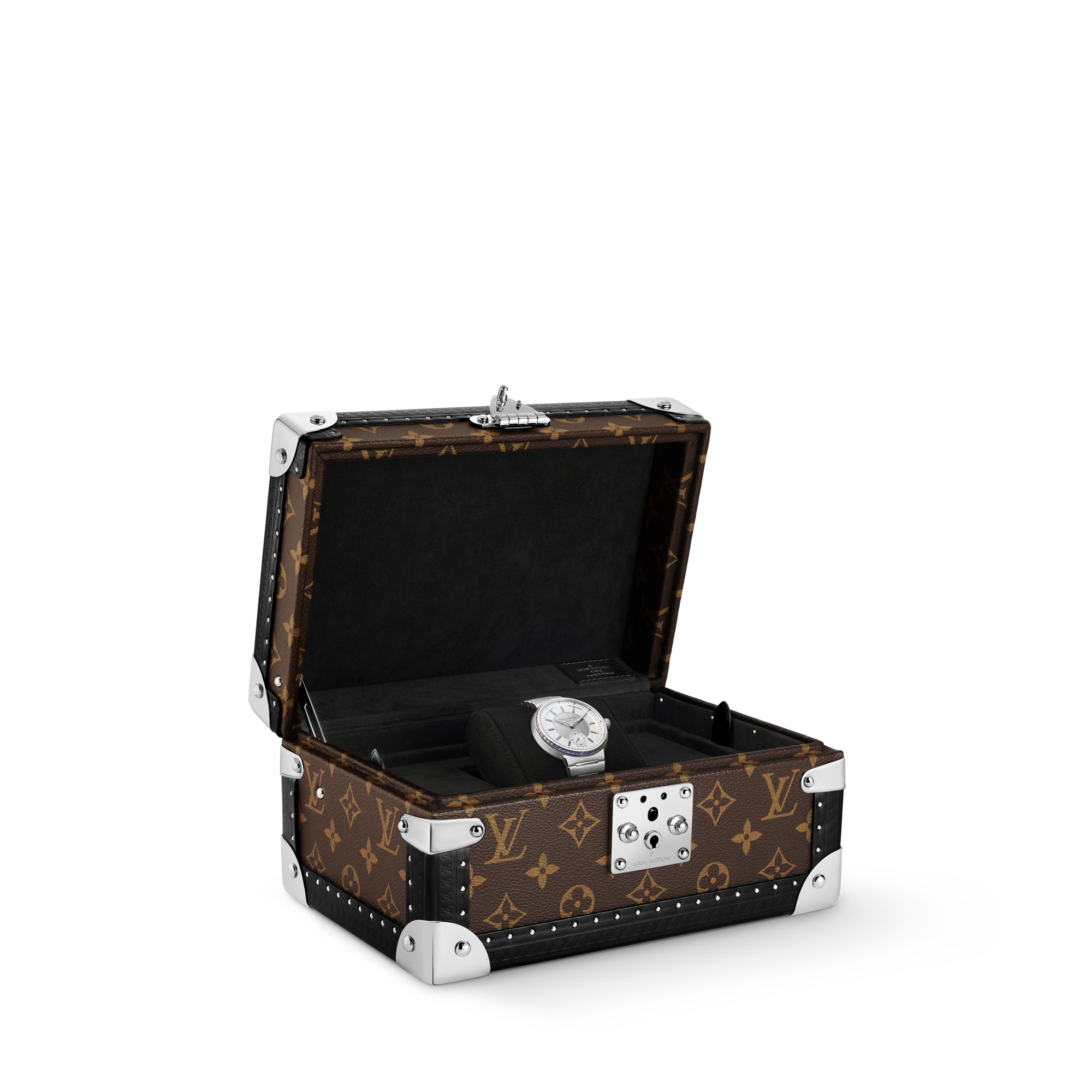 Tambour, Automatic, 40mm, Platinum, sapphires and rubies  in Watches