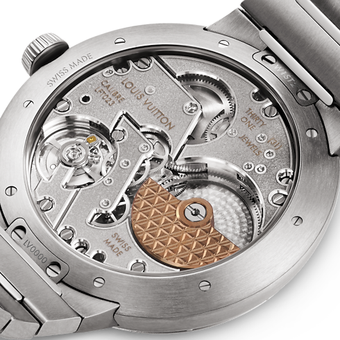 Tambour, Automatic, 40mm, Steel in Watches's All Watches } collections by Louis Vuitton (Product zoom)