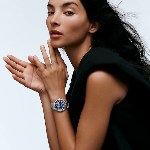 Tambour, Automatic, 40mm, Steel in Watches's All Watches } collections by Louis Vuitton (Product zoom)