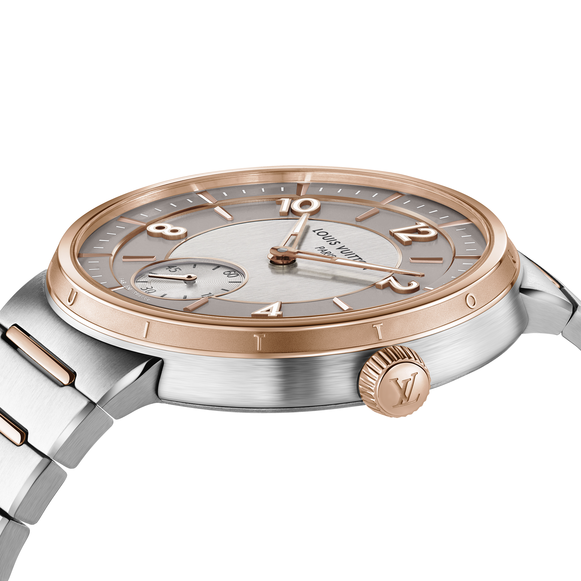 Tambour, Automatic, 40mm, Steel and Rose Gold  in Watches