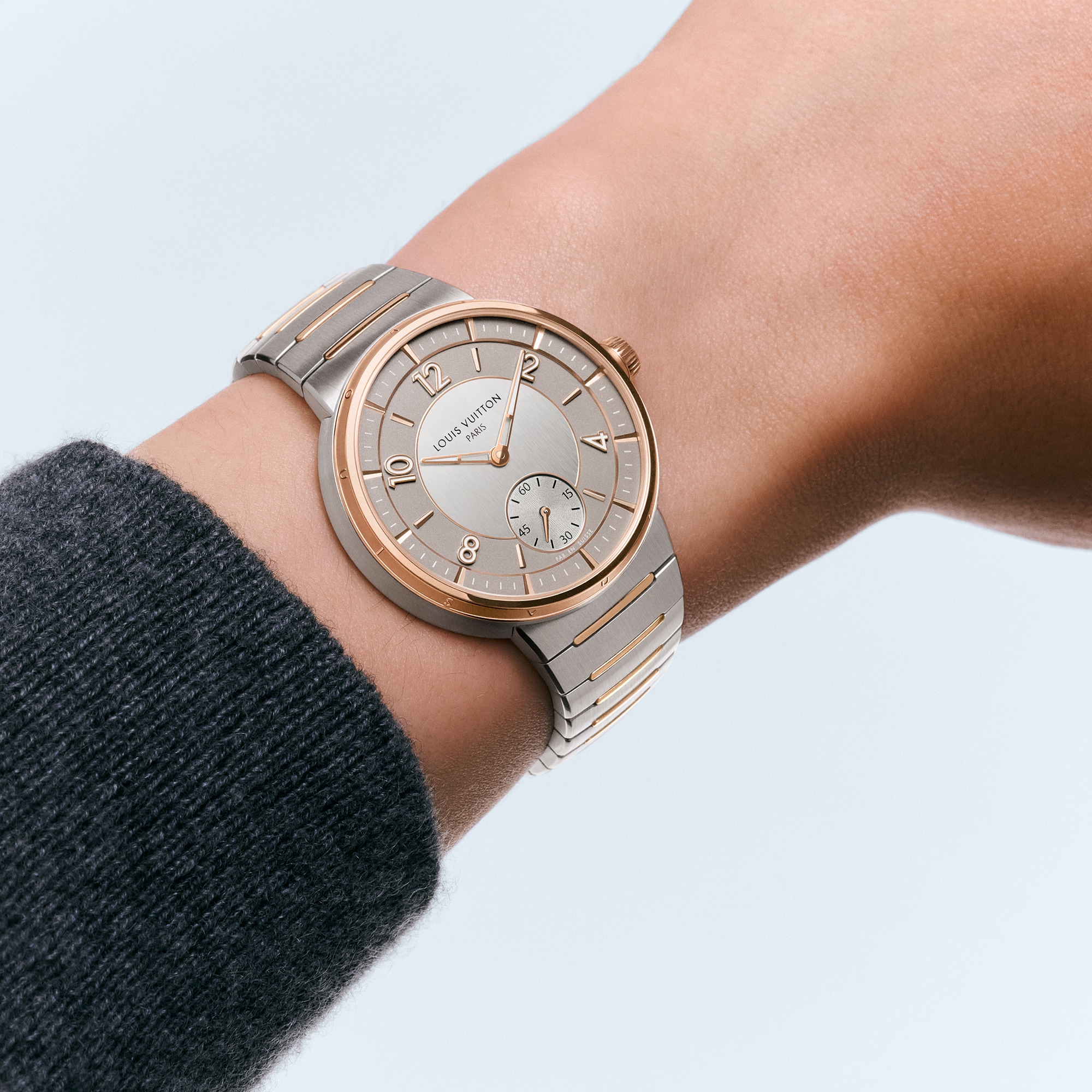 Tambour, Automatic, 40mm, Steel and Rose Gold  in Watches