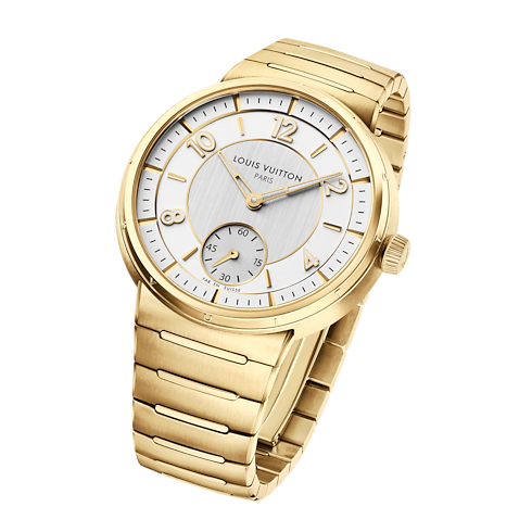 Tambour, Automatic, 40mm, Yellow gold in Watches's All Watches } collections by Louis Vuitton (Product zoom)