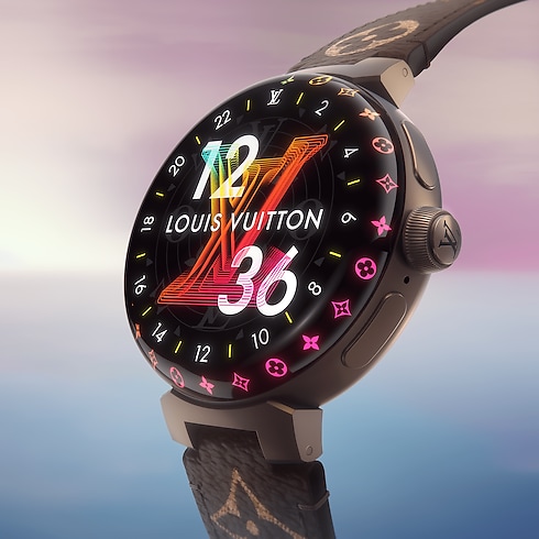 Tambour Horizon Light Up Connected Watch in Trunks, Travel and Home's High-Tech Objects and Accessories Audio, Connected Watches and Accessories collections by Louis Vuitton (Product zoom)
