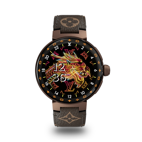 Tambour Horizon Light Up Connected Watch in Trunks, Travel and Home's High-Tech Objects and Accessories Audio, Connected Watches and Accessories collections by Louis Vuitton (Product zoom)