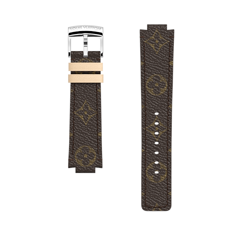 Tambour Monogram Canvas Strap in Watches's Connected Watches Connected Watches Straps & Accessories collections by Louis Vuitton (Product zoom)