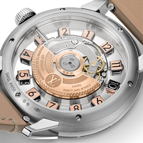 Tambour Spin Time Air Flying Tourbillon, Automatic, 42.5mm, Platinum in Watches's All Watches } collections by Louis Vuitton (Product zoom)