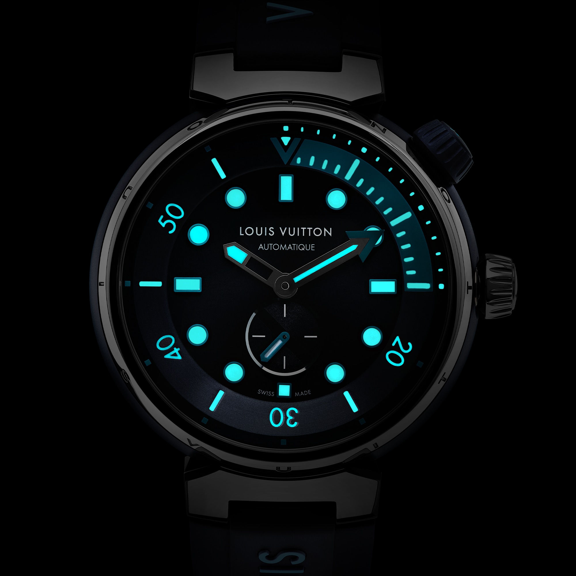 Tambour Street Diver, automatic, 44mm, steel  in Watches