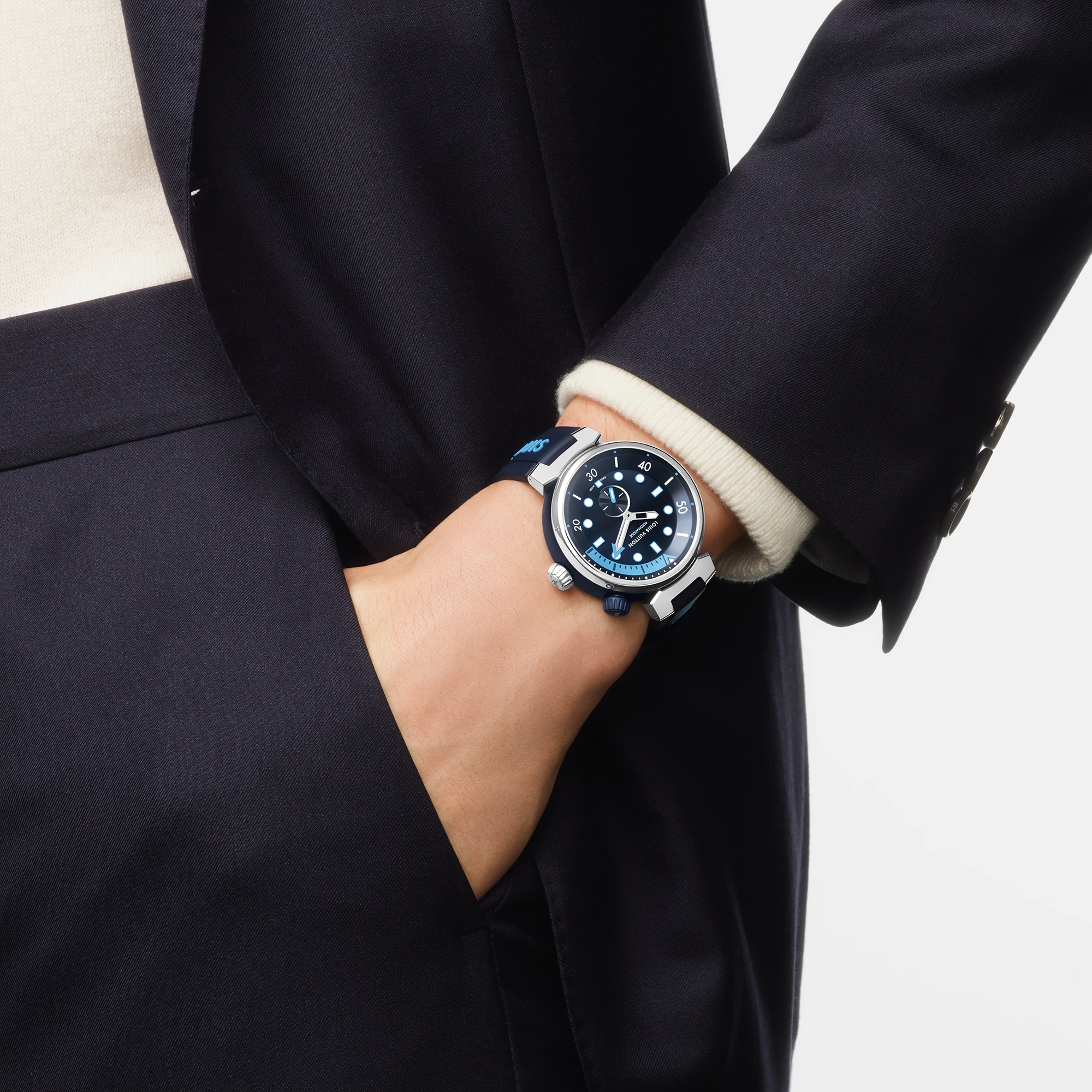 Tambour Street Diver, automatic, 44mm, steel  in Watches