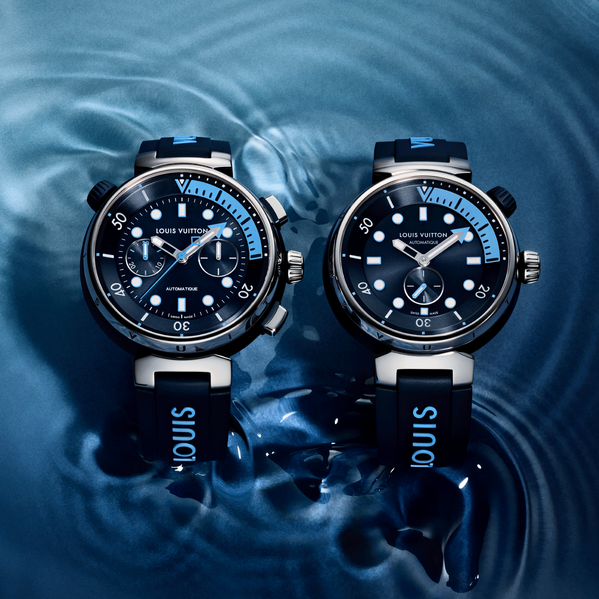 Tambour Street Diver, automatic, 44mm, steel  in Watches