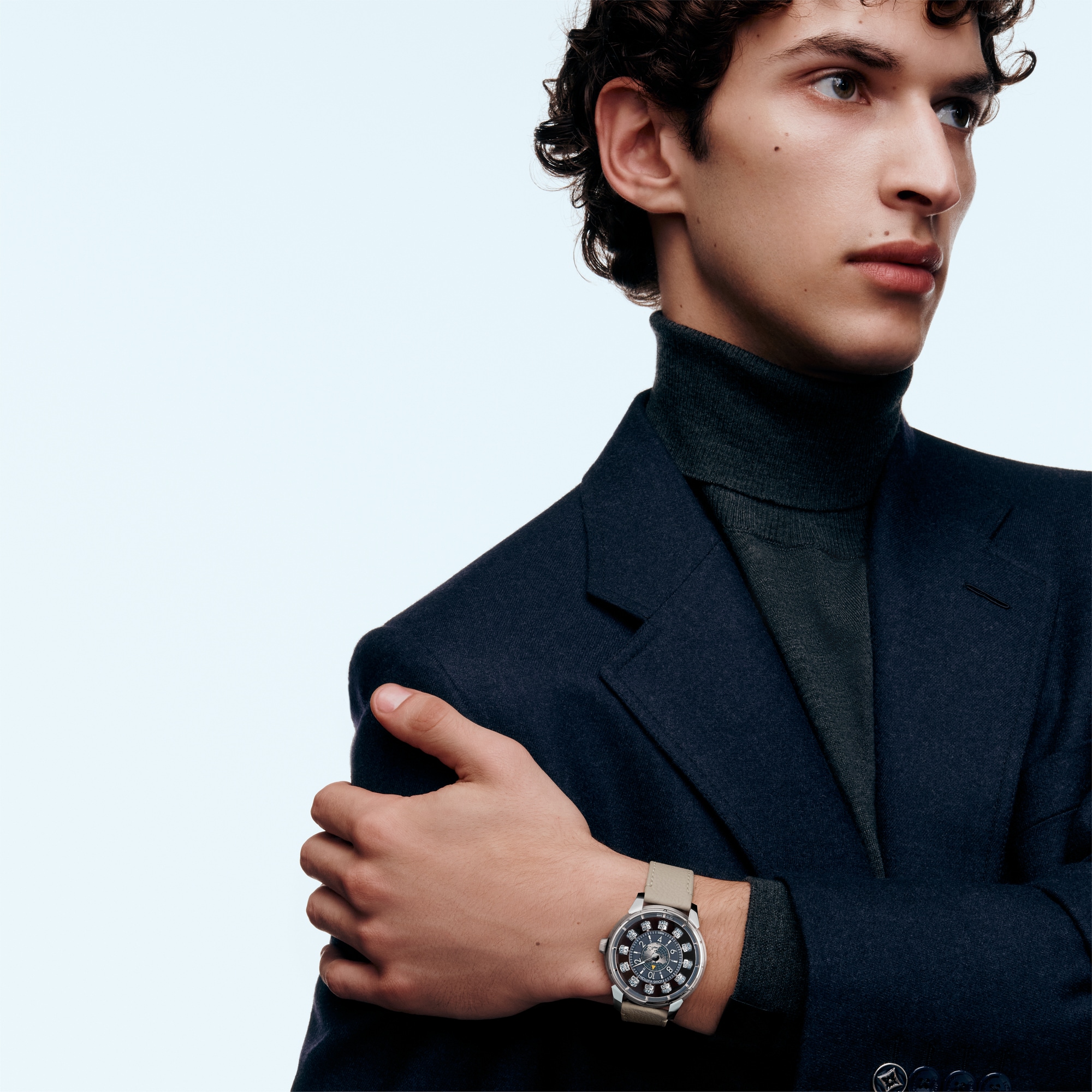 Tambour Taiko Spin Time Air Antipode, Automatic, 42.5mm, White gold  in Watches