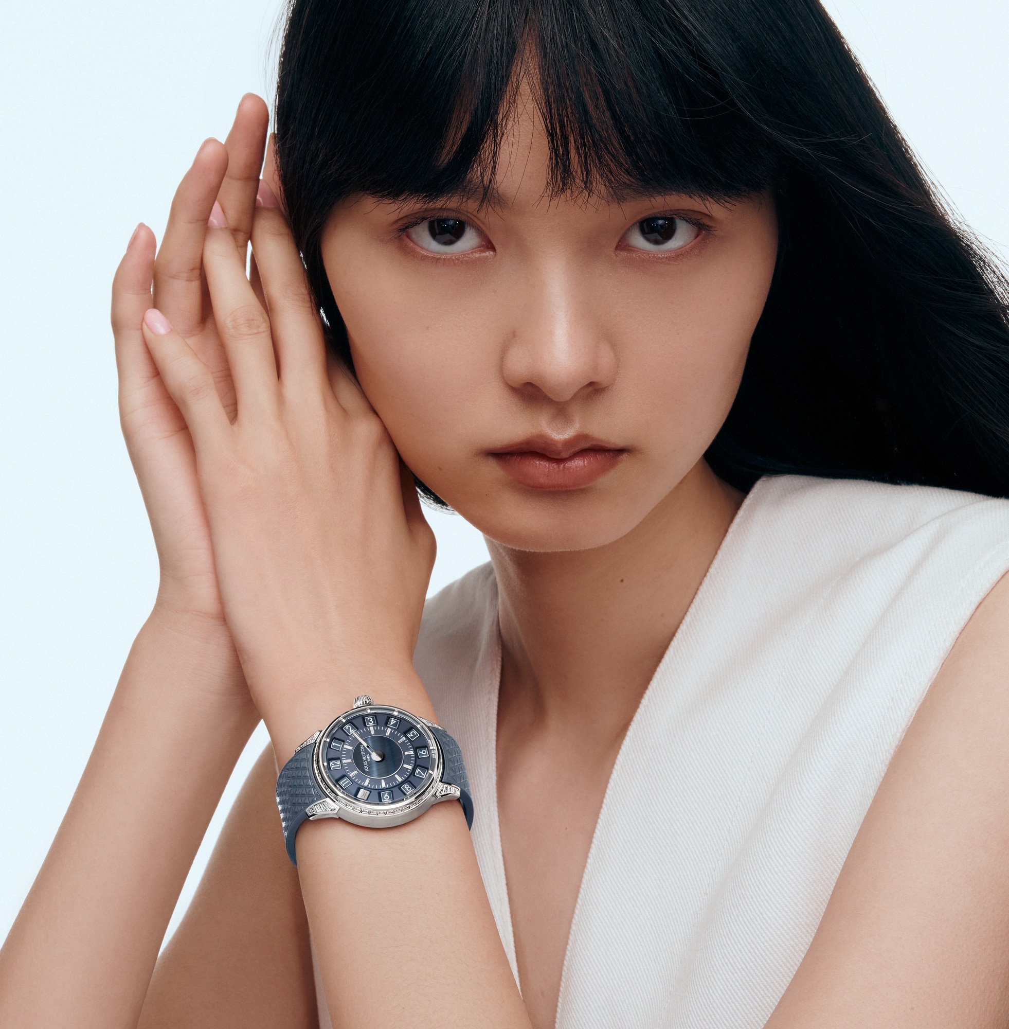 Tambour Taiko Spin Time, Automatic, 39.5mm, White gold, Hawk