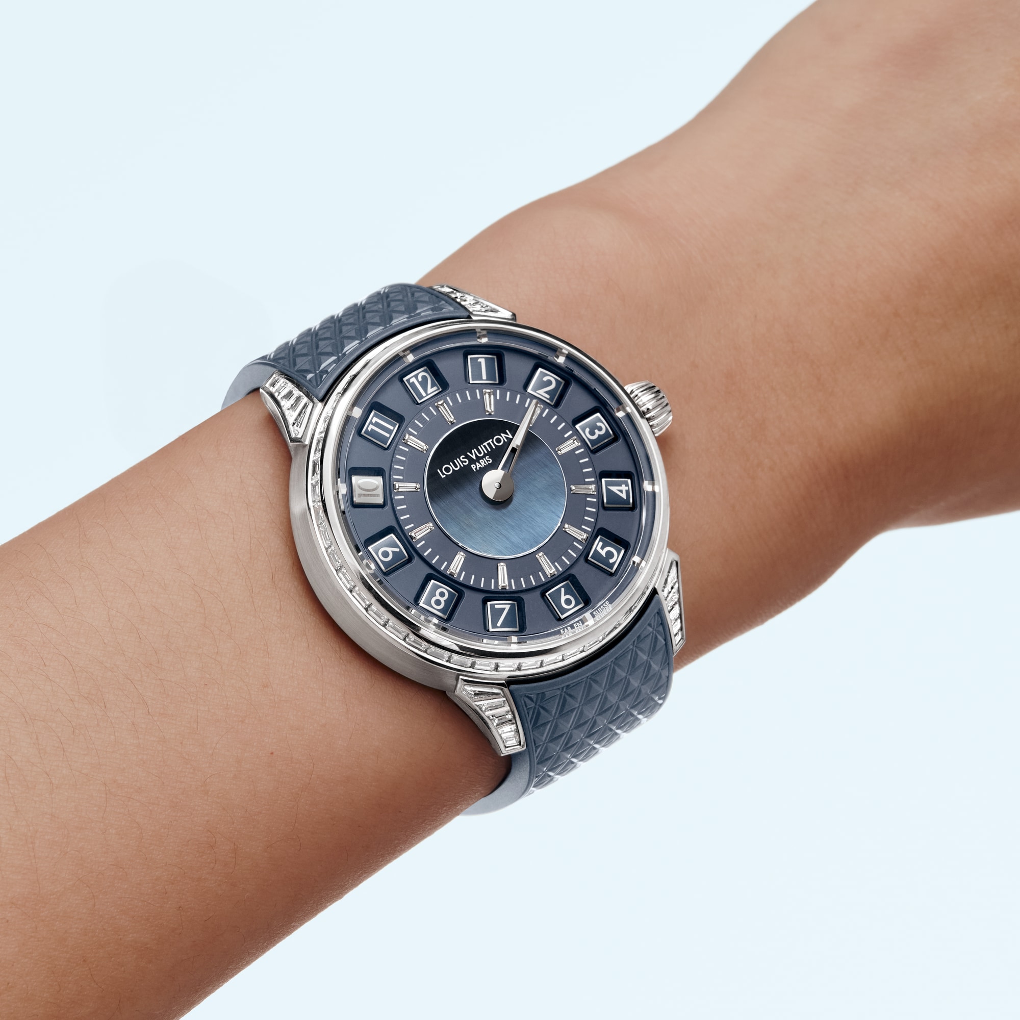 Tambour Taiko Spin Time, Automatic, 39.5mm, White gold, Hawk