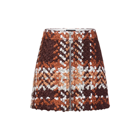 Tartan Tweed Mini Skirt in Women's Ready-to-Wear New In Ready-to-Wear collections by Louis Vuitton (Product zoom)