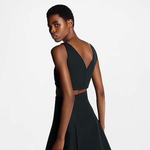 Technical Gabardine Crop Top in Women's Ready-to-Wear Tops collections by Louis Vuitton (Product zoom)