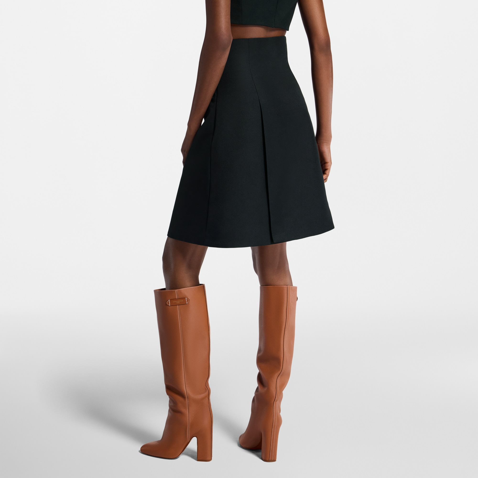 Technical Gabardine Mini Skirt  in Women