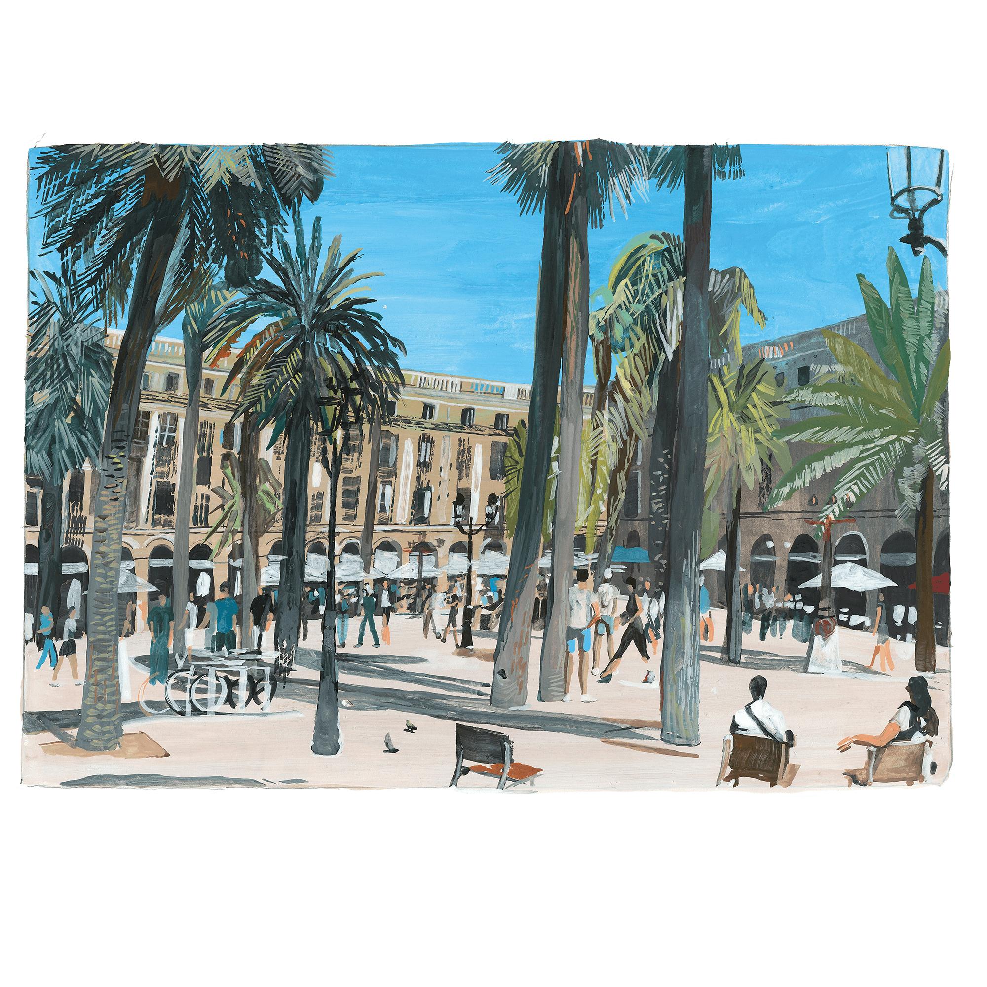 Travel Book Barcelona  in Trunks, Travel and Home
