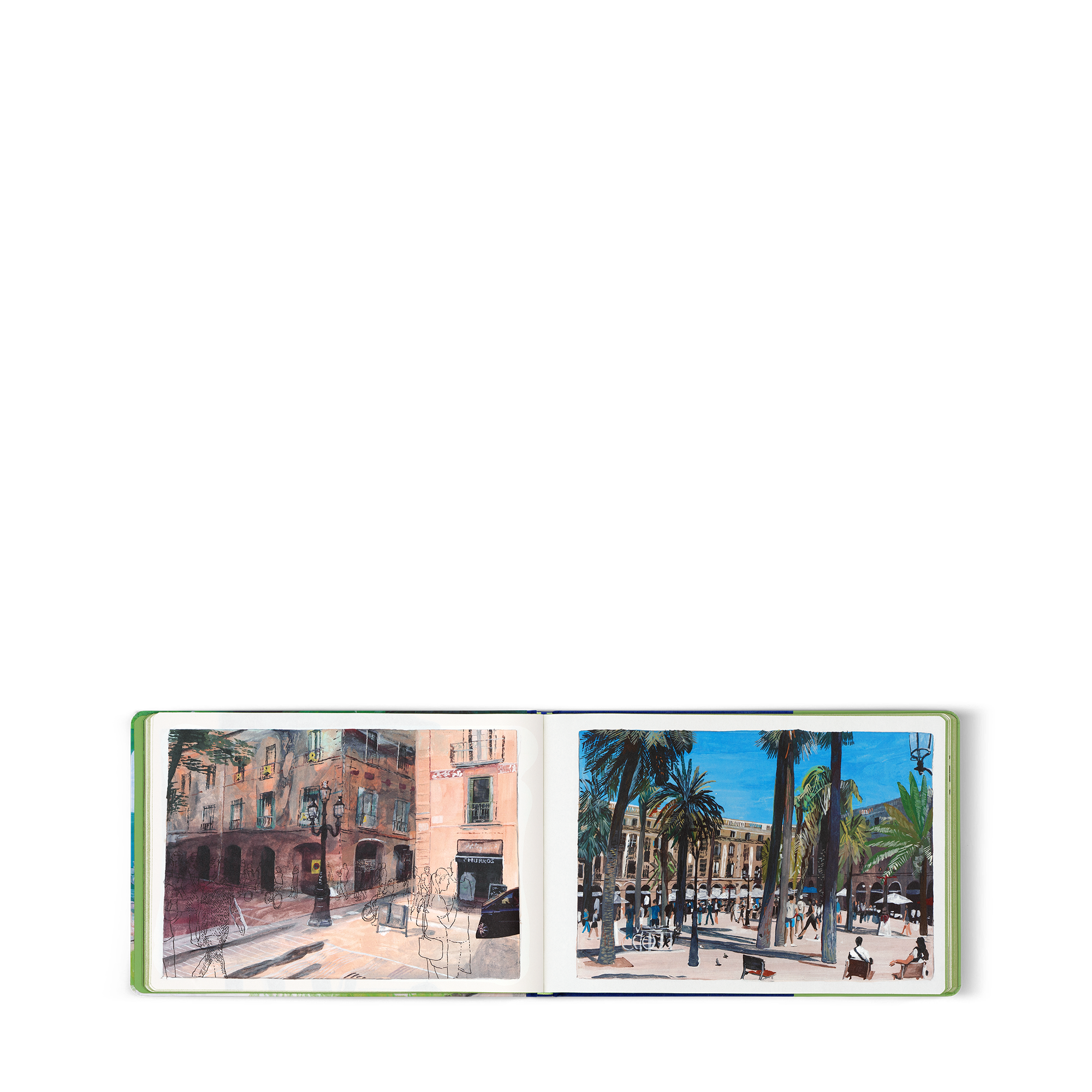 Travel Book Barcelona  in Trunks, Travel and Home