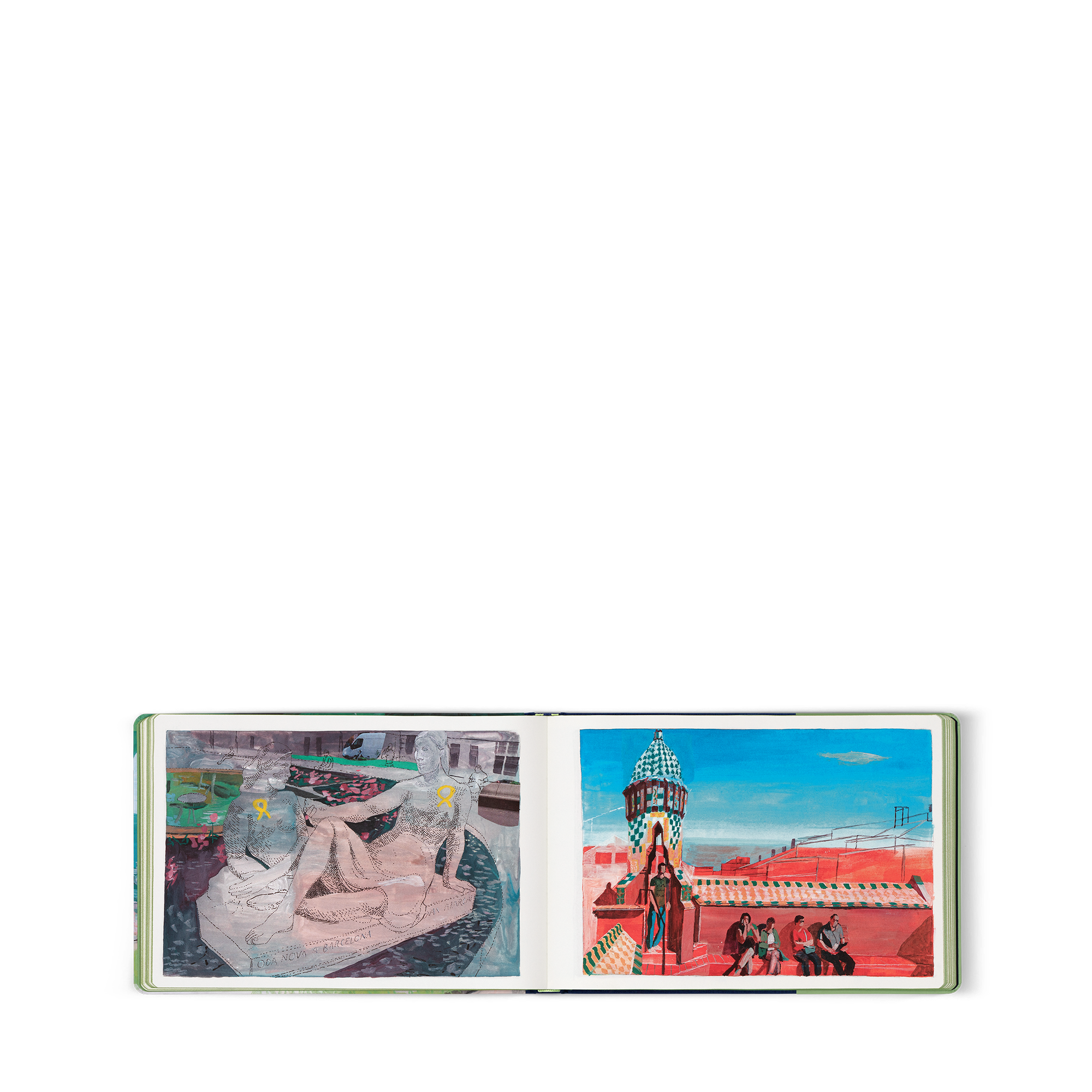 Travel Book Barcelona  in Trunks, Travel and Home