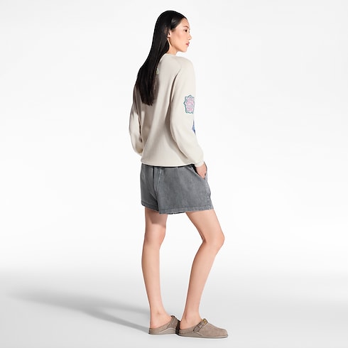 Travel Patch Cashmere Pullover in Women's Ready-to-Wear Knitwear collections by Louis Vuitton (Product zoom)