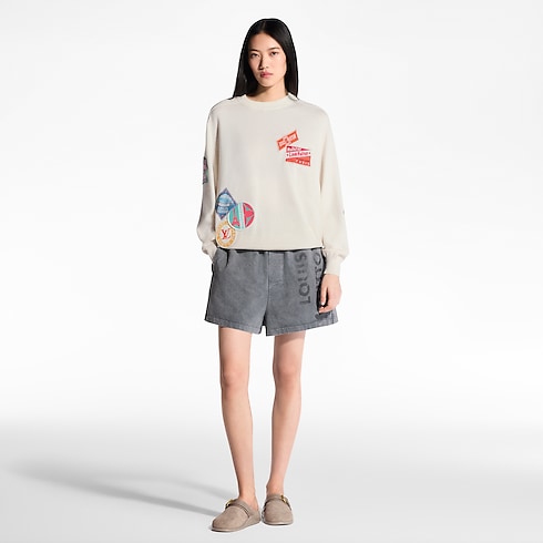 Travel Patch Cashmere Pullover in Women's Ready-to-Wear Knitwear collections by Louis Vuitton (Product zoom)