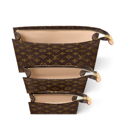 Trio Toilet Pouch Mon Monogram Monogram in Gifts's Personalisation Travel Personalisation collections by Louis Vuitton (Product zoom)