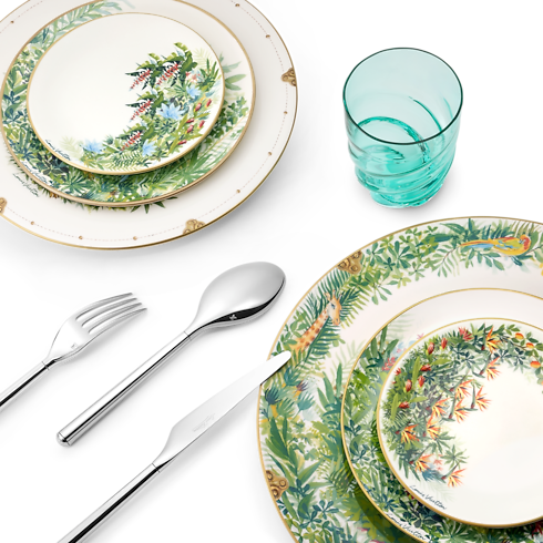 Tropical Jungle Set 2 Dinner Plates in Trunks, Travel and Home's Home and Art of Dining Art of Dining collections by Louis Vuitton (Product zoom)
