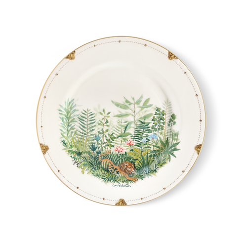 Tropical Jungle Set 2 Dinner Plates in Trunks, Travel and Home's Home and Art of Dining Art of Dining collections by Louis Vuitton (Product zoom)