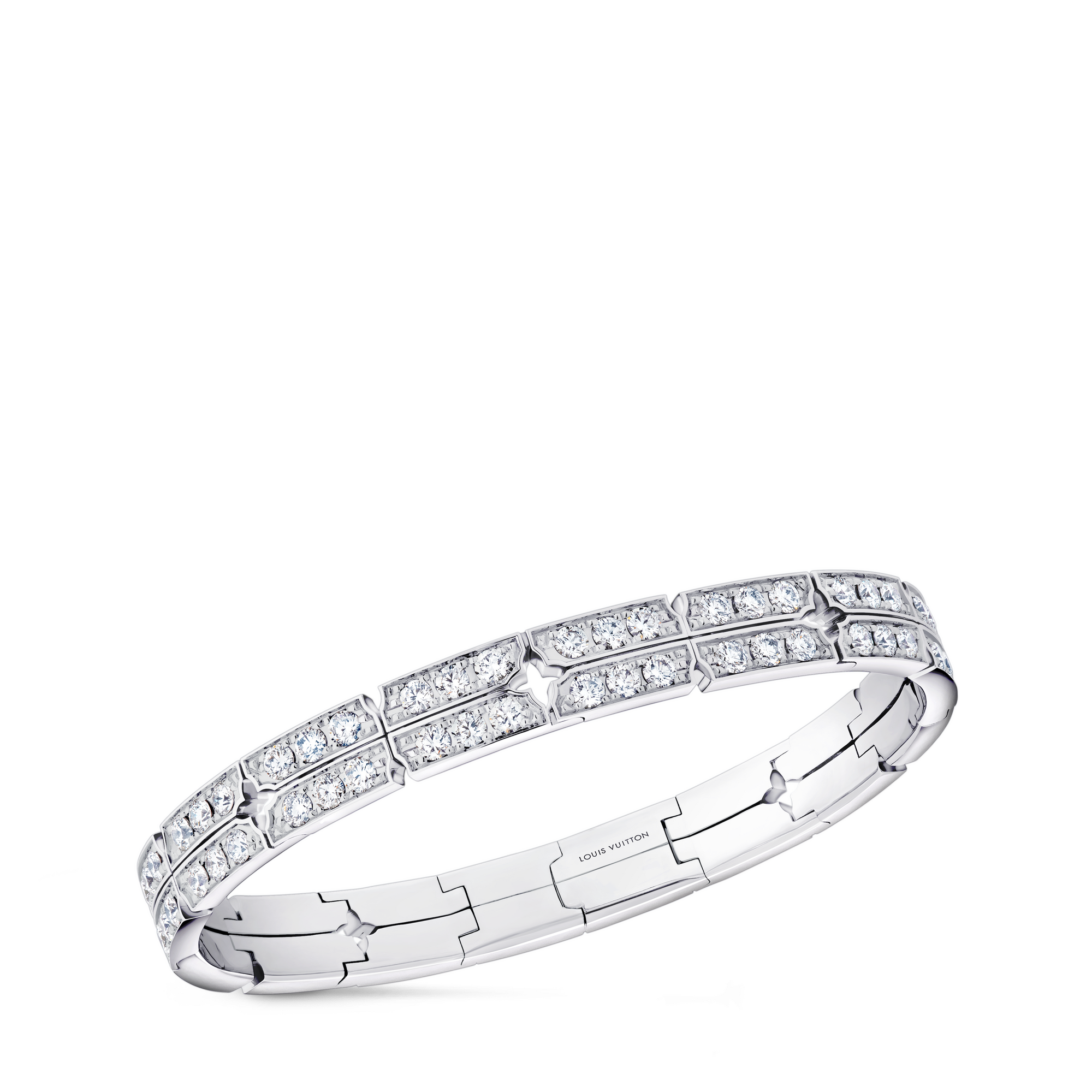 Tumbler Bracelet, White Gold and Diamonds  in Jewellery