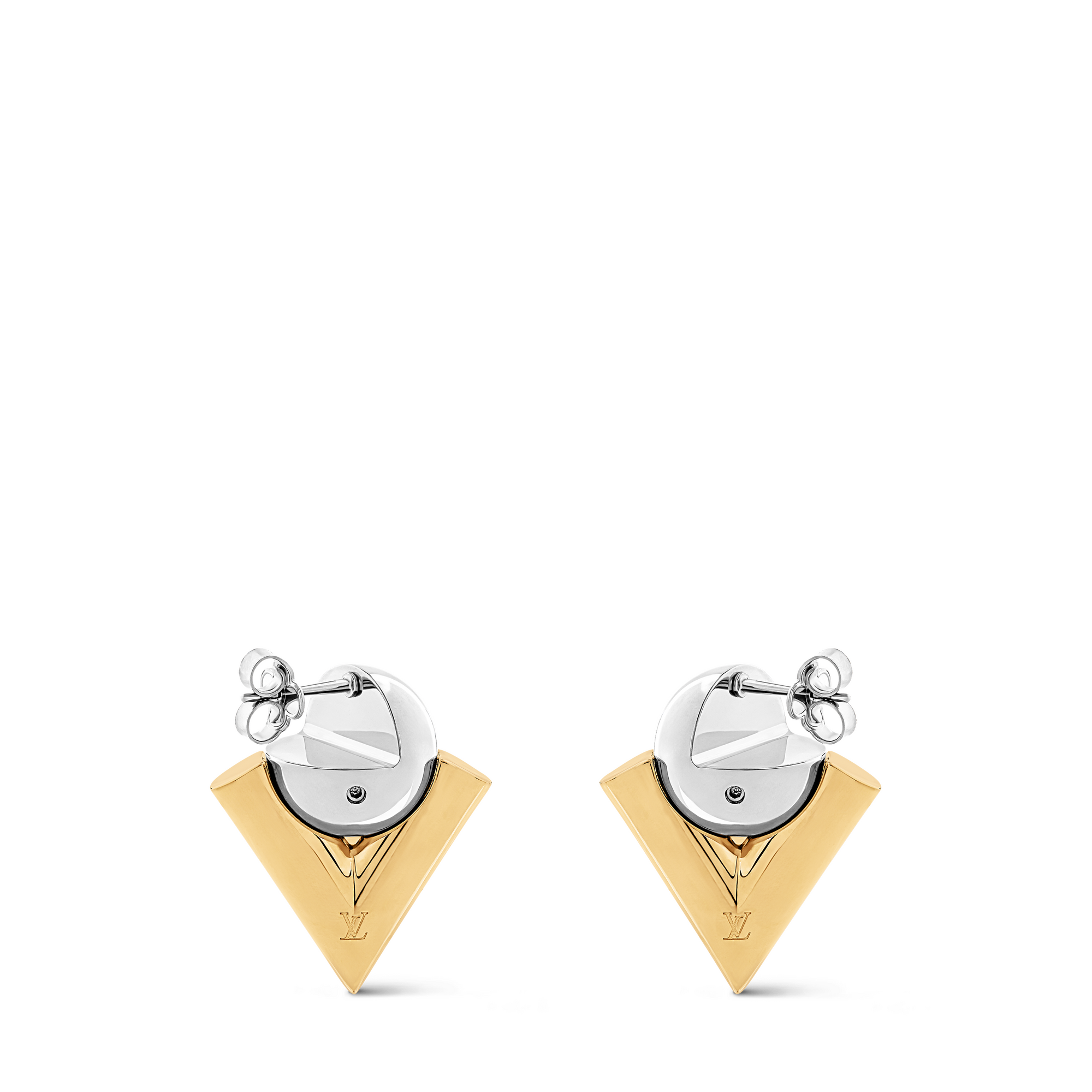 V For Vuitton Pearl And  Metal Earrings . in Women