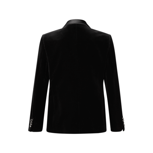 Velvet Single-Breasted Tuxedo Jacket in Men's New In Men } collections by Louis Vuitton (Product zoom)