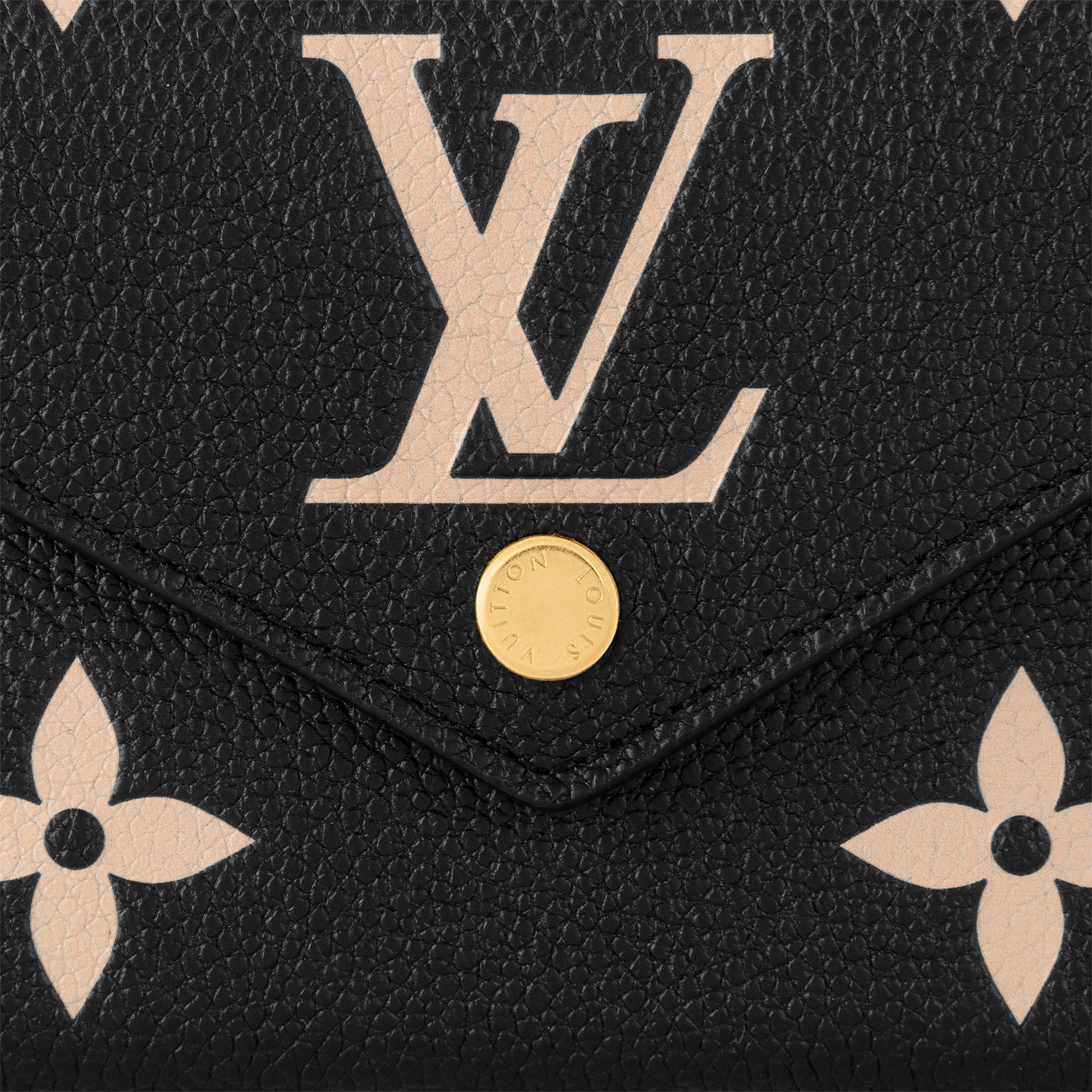 Victorine Wallet Bicolour Monogram Empreinte Leather in Women