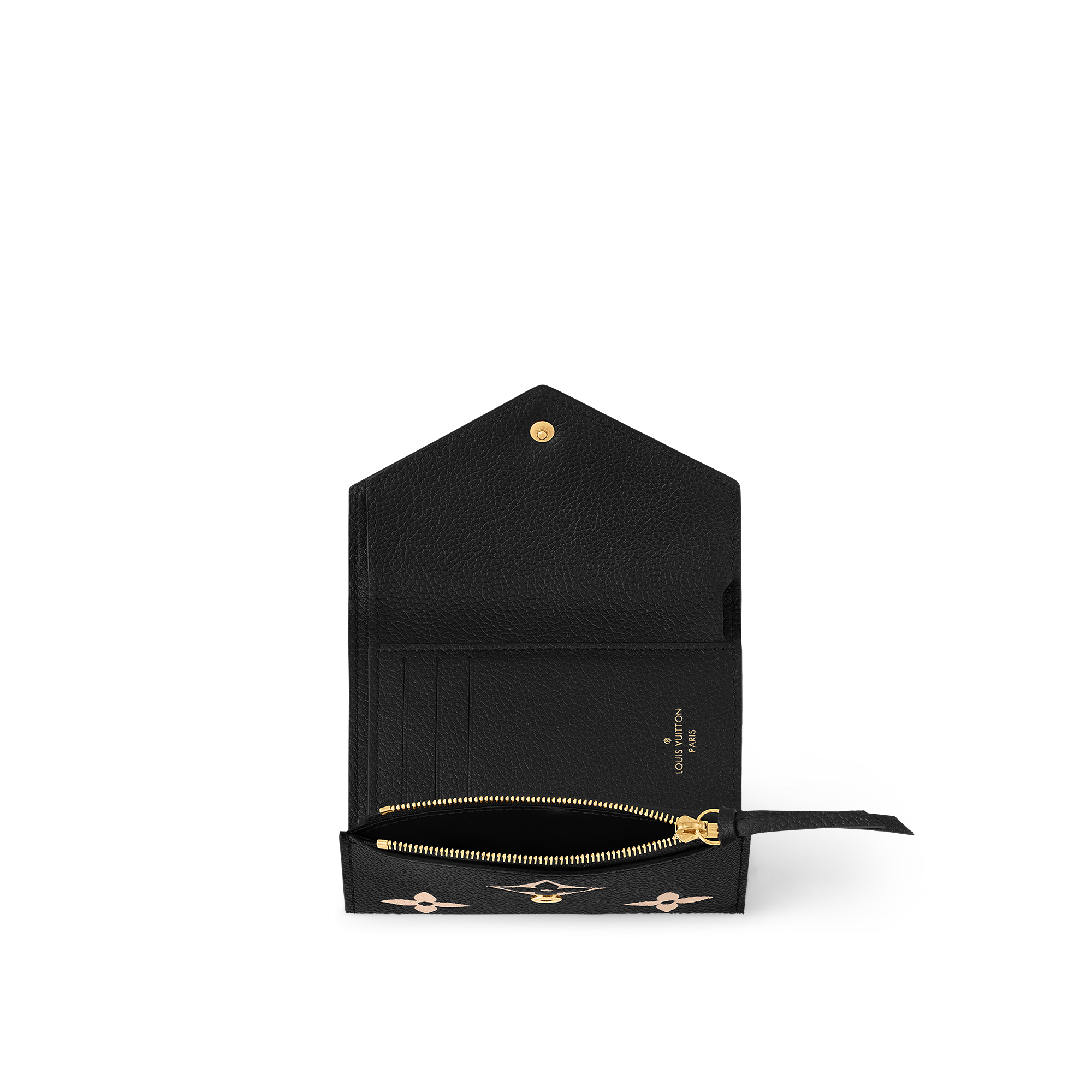 Victorine Wallet Bicolour Monogram Empreinte Leather in Women